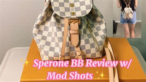 LOUIS VUITTON SPERONE BB BACKPACK REVIEW 